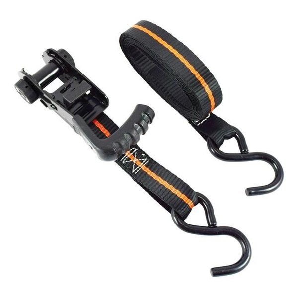 Keeper 8874273 10 ft. x 500 lbs Tie Down Strap; Black - Pack of 4, Keeper, Mfr#: 6224257